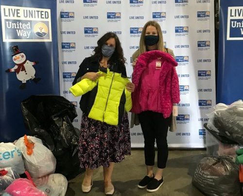 Clarks Landing Yacht Sales Group Collects Over 100 New Coats, Hats, Gloves for Local Children Through United Way